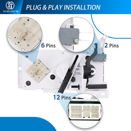 Sorghum 1000149542A Air Conditioning Panel Control Switch Fit for Mack CH613 CV713 2001-2005