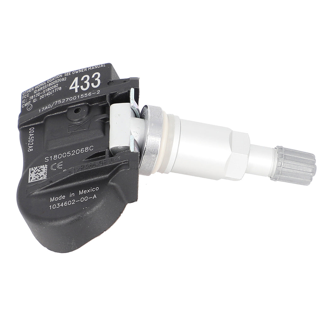 Sorghum 1034602-00-A TPMS Tire Pressure Sensor 433 MHz Fit for Tesla Model 3 Model X Model S
