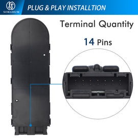 Sorghum 12135158 Seat Adjustment Switch Fit for 1997 1998 1999 2000 2001 2002 2003 2004 Chevrolet C5 Corvette