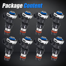 Load image into Gallery viewer, Sorghum 12580681 Fuel Injectors Set of 8 Fit for Chevy Silverado 1500 2500HD 3500 HD 2007 2008 2009 Tahoe Express 2500 3500 Suburban Colorado GMC Sierra Yukon Envoy Canyon Savana
