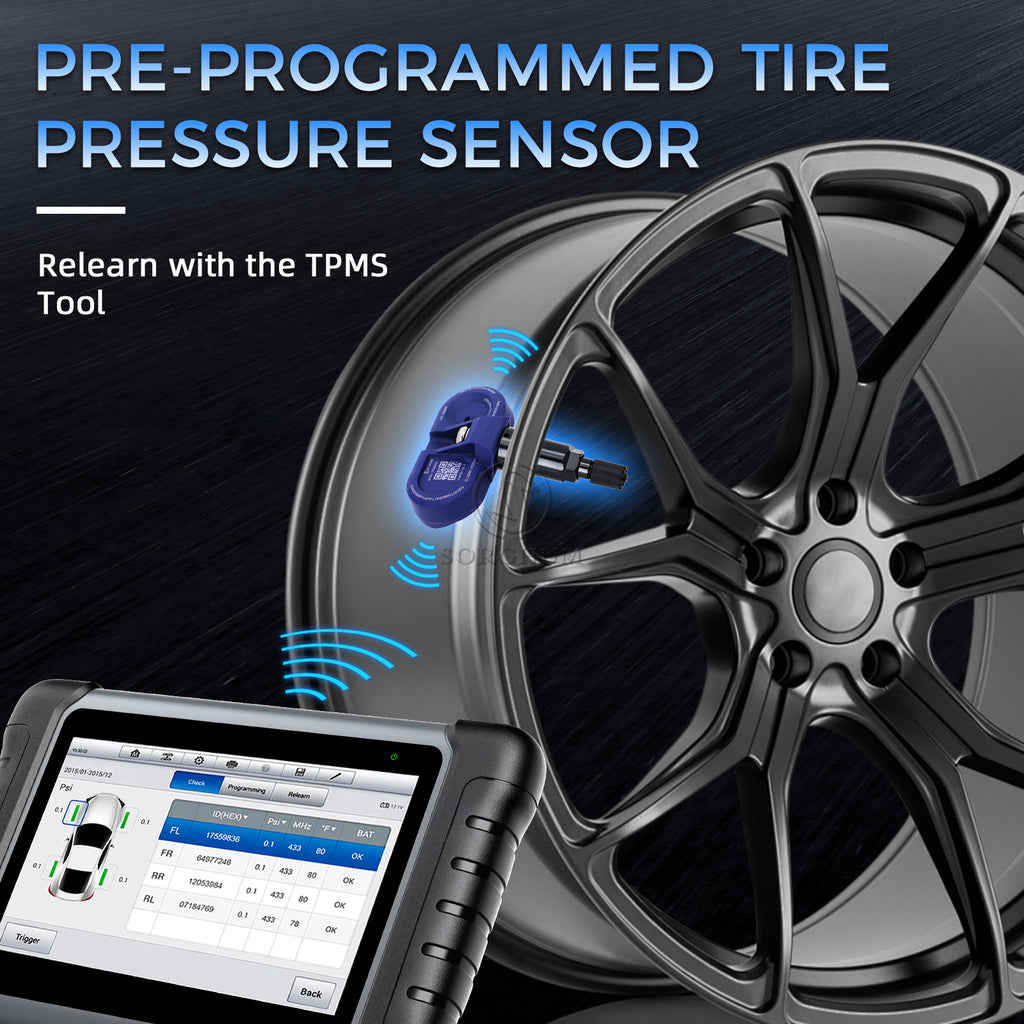 Sorghum 1490701-01-C TPMS Tire Pressure Sensor Bluetooth Fit for Tesla Model 3 S X Y