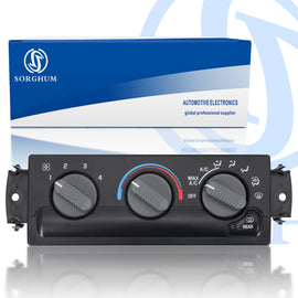 Sorghum 16250535 Air Conditioning Panel Control Switch Fit for 1999-2001 GMC Jimmy 1999-2005 Chevrolet Blazer 1999-2002 Oldsmobile Bravada