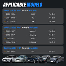 Muatkan imej ke dalam penonton Galeri, Sorghum 16450-RCA-A01 Fuel Injectors Set of 6 Fit for Honda Accord 2003-2007 Odyssey 2005-2017 Pilot 2005-2011 Ridgeline 2006-2014 Acura MDX TL ILX 2006-2014