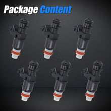 Muatkan imej ke dalam penonton Galeri, Sorghum 16450-RCA-A01 Fuel Injectors Set of 6 Fit for Honda Accord 2003-2007 Odyssey 2005-2017 Pilot 2005-2011 Ridgeline 2006-2014 Acura MDX TL ILX 2006-2014