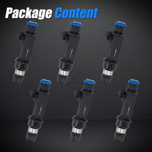 Load image into Gallery viewer, Sorghum 17113680 Fuel Injectors Set of 6 Fit for Chevrolet Trailblazer 2002-2007 Colorado LUV GMC Canyon Envoy Hummer H3 Saab 9-7x L6 4.2L