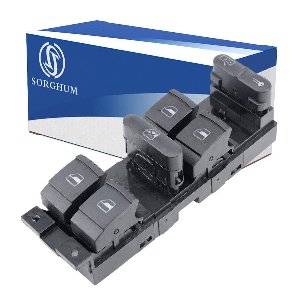 Sorghum 1J4959857C Master Power Window Switch Fit for Skoda Fabia Octavia Superb