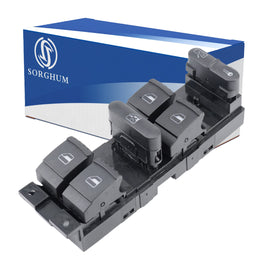 Sorghum 1J4959857C Master Power Window Switch Fit for Skoda Fabia Octavia Superb