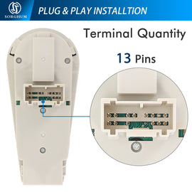 Sorghum 20942844 Head Lamp Switch Fit for Volvo Truck FH12 FM VNL