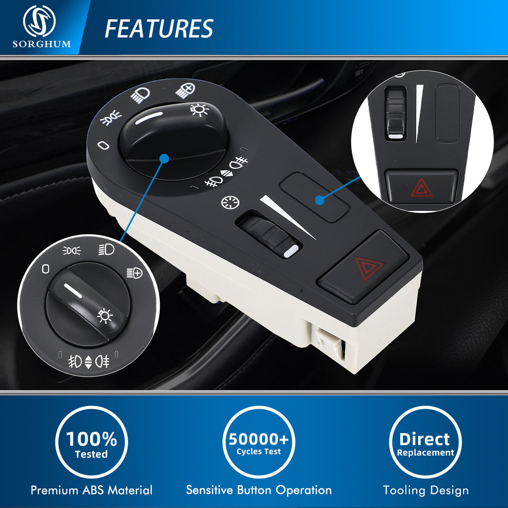 Sorghum 20942844 Head Lamp Switch Fit for Volvo Truck FH12 FM VNL