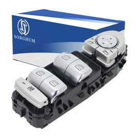 Sorghum 2139050000 Master Power Window Switch Fit for Mercedes Benz C300 C400 GLC300 2015-2020