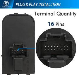 Sorghum 25858705 Headlight Head lamp Switch Fit for 2007-2013 Chevrolet Avalanche 2007-2013 Chevrolet Silverado 1500 2500 3500