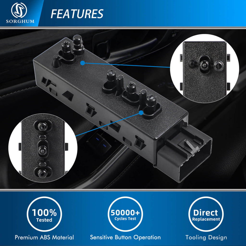 Sorghum 25974714 Seat Control Switch For Chevrolet Camaro Equinox Malibu Cruze For Cadillac SRX For GMC Terrain For Buick LaCrosse Regal