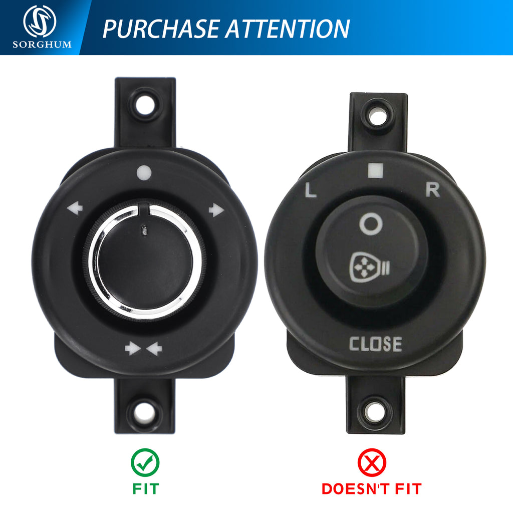 Sorghum 259909 Window Mirror Control Switch Fit for Ferrari California T 458 F12