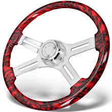 Load image into Gallery viewer, Sorghum 18" Solid Wood Steering Wheel Fit for Trucks