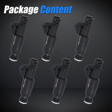 Load image into Gallery viewer, Sorghum 280155703 Fuel Injectors Set of 6 Fit for Jeep Cherokee XJ 1989-1998 Comanche MJ 1987-1992 Grand Cherokee ZJ 1993-1998 Wrangler YJ 1991-1995 Wrangler TJ 1997-1998