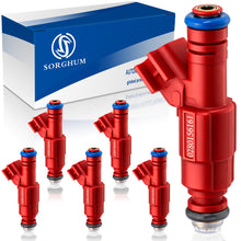 Laden Sie das Bild in den Galerie-Viewer, Sorghum 280156161 Fuel Injectors Set of 6 Fit for Jeep Grand Cherokee Wrangler TJ 1999-2004 Cherokee Liberty Ford Focus 2003-2007 Escape Mustang