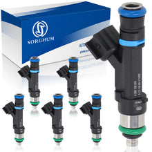 Laden Sie das Bild in den Galerie-Viewer, Sorghum 280158020 Fuel Injectors Set of 6 Fit for Jeep Grand Cherokee 2005-2010 Liberty Commander Dodge Dakota Durango Nitro Ram 1500 2004-2012 V6 3.7L