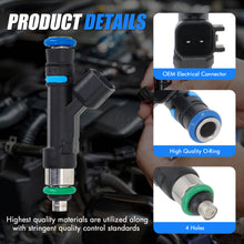 Laden Sie das Bild in den Galerie-Viewer, Sorghum 280158020 Fuel Injectors Set of 6 Fit for Jeep Grand Cherokee 2005-2010 Liberty Commander Dodge Dakota Durango Nitro Ram 1500 2004-2012 V6 3.7L