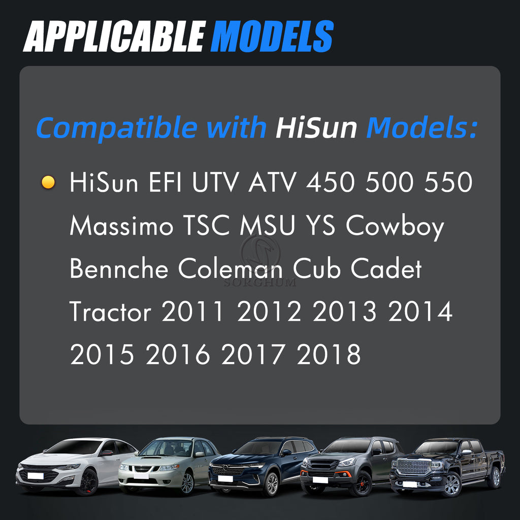 Sorghum 28160355 Fuel Injector Fit for 2011-2018 HiSun EFI UTV ATV 450 500 550 Massimo TSC MSU YS Cowboy Bennche Coleman Cub Cadet Tractor