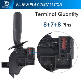 Sorghum 2L2Z13K359AAB Turn Signal Switch Fit for 2002-2005 Mercury Mountaineer Ford Explorer 2003-2006 Expedition