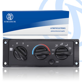 Sorghum 3518702C93 Air Conditioning Panel Control Switch Fit for 2000-2017 International 5500I/5600I/5900I/9100/9200/9400/9900