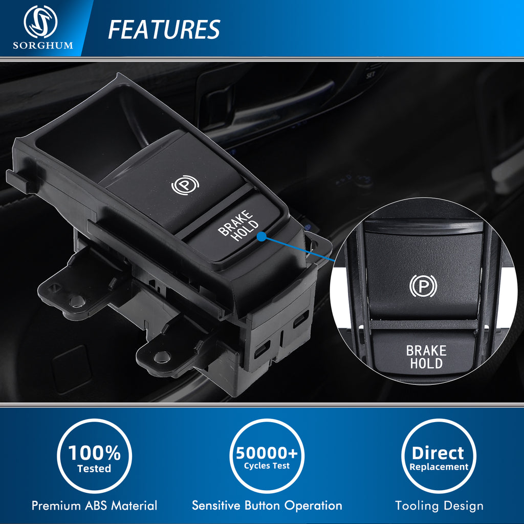 Sorghum 35355-T7A-J01 Electronic Handbrake Switch Fit for 2016-2019 Honda HR-V