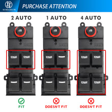 Load image into Gallery viewer, Sorghum 35750-STX-A01ZA Master Power Window Switch Fit for 2007-2013 Acura MDX