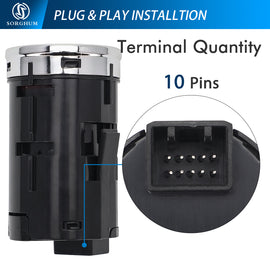 Sorghum 35881-T4N-702 Ignition Switch Fit for 2016 2017 2018 Honda HR-V