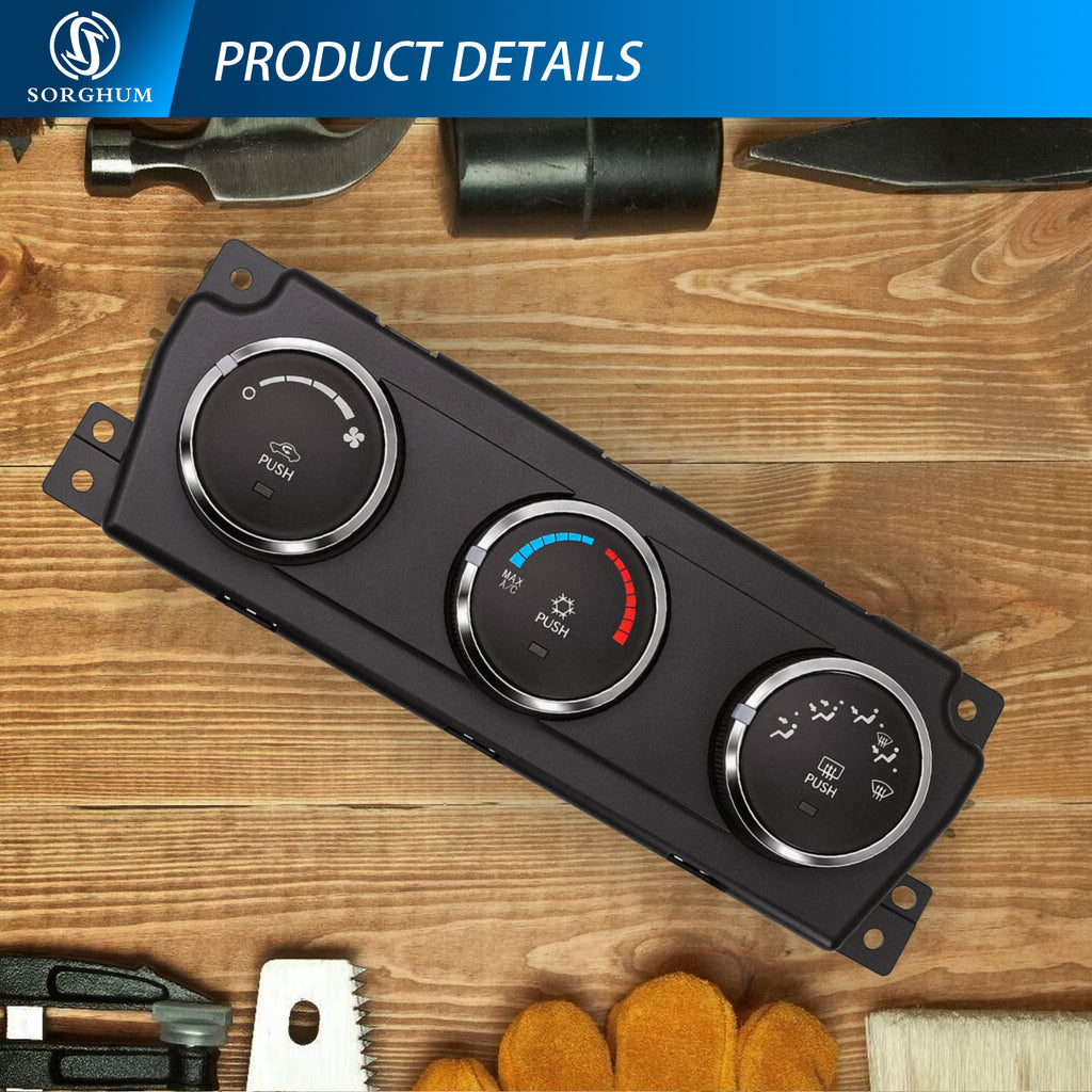 Sorghum 55056826AB Air Conditioning Panel Control Switch Fit for Dodge RAM 1500 2009-2012