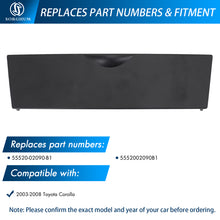 Muatkan imej ke dalam penonton Galeri, Sorghum 5552002090B1 Panel Dash Center Bezel Fit for 2003-2008 Toyota Corolla