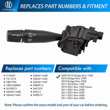 Load image into Gallery viewer, Sorghum 56046114AC Turn Signal Switch Fit for 2009-2021 Dodge Ram Pickup