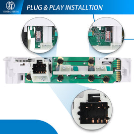 Sorghum 599-006 Air Conditioning Panel Control Switch Fit for 1996-2000 Chevrolet GMC Tahoe Yukon Cadillac Escalade