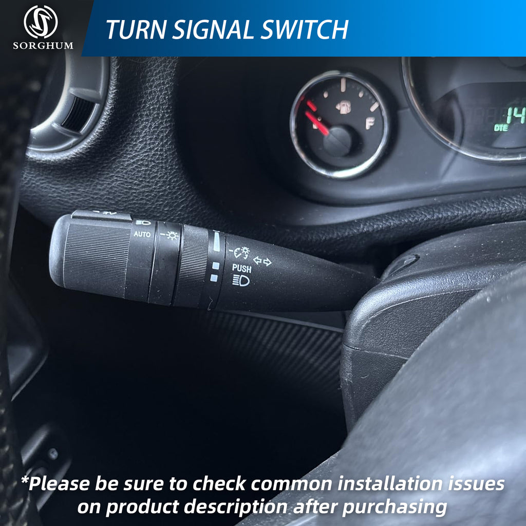 Sorghum 68015101AG Turn Signal Switch Fit for Chrysler Dodge Jeep