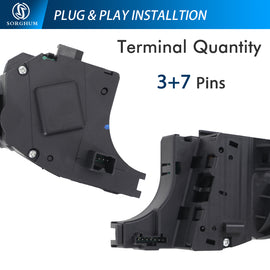 Sorghum 68041485AA Turn Signal Switch Fit for 2006-2010 Chrysler PT Cruiser, 2007-2010 Sebring, 2011-2014 200 and 2007-2011 Dodge Nitro