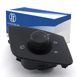 Sorghum 6J1959565 Car 10Pin Side View Mirror Switch Knob For Seat Ibiza V 2008-2015