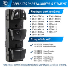 이미지를 갤러리 뷰어에 로드 , Sorghum 25401-3SH0A 16+3pins Power Master Window Control Switch for Nissan Juke 2011-2017