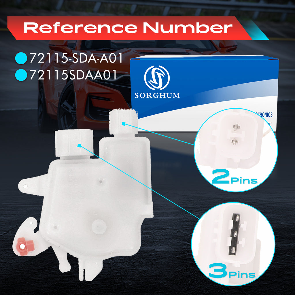 Sorghum 72115-SDA-A01 Front Right Passenger Side Door Lock Actuator Fit for Honda Ridgeline