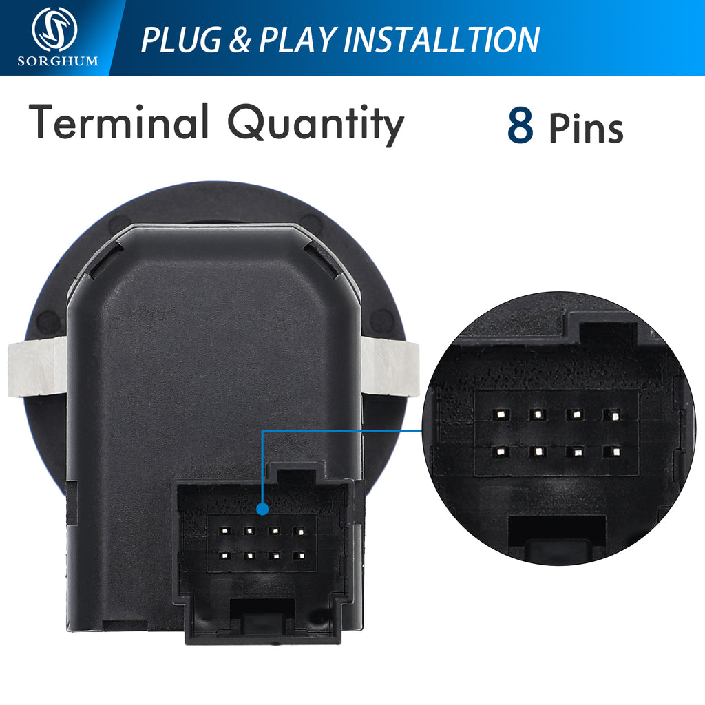 Sorghum 7L1Z17B676AA Window Mirror Control Switch Fit for 2007-2014 Ford F-150 2008-2016 F-250 F-350 07-17 Expedition 07-10 Lincoln Mark LT