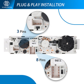Sorghum P55111879AC Air Conditioning Panel Control Switch Fit for Chevrolet Express 3500 2500 1500 GMC Savana 3500 2500 1500