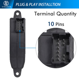 Sorghum 87066-1AB0A Left Side Seat Adjustment Switch Fit for 09-18 Nissan Murano 13-18 Altima 13-19 Pathfinder 16-19 Titan XD 17-19 Titan
