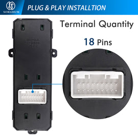 Sorghum 93571-D3050 Master Power Window Switch Fit for Hyundai Tucson 2016-2021