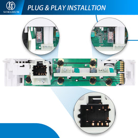 Sorghum 9378815 Air Conditioning Panel Control Switch Fit for 1996-1999 Chevrolet GMC C1500 C2500 C3500 K1500 K2500 K3500