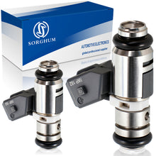 Carica l'immagine nel visualizzatore di Gallery, Sorghum IWP162 Fuel Injectors Set of 2 Fit for Harley Davidson Softail series 2004 2005 Dyna FLH FLT series 2001-2010