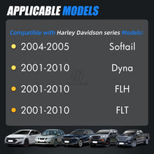 Carica l'immagine nel visualizzatore di Gallery, Sorghum IWP162 Fuel Injectors Set of 2 Fit for Harley Davidson Softail series 2004 2005 Dyna FLH FLT series 2001-2010