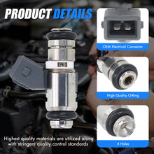 Carica l'immagine nel visualizzatore di Gallery, Sorghum IWP162 Fuel Injectors Set of 2 Fit for Harley Davidson Softail series 2004 2005 Dyna FLH FLT series 2001-2010