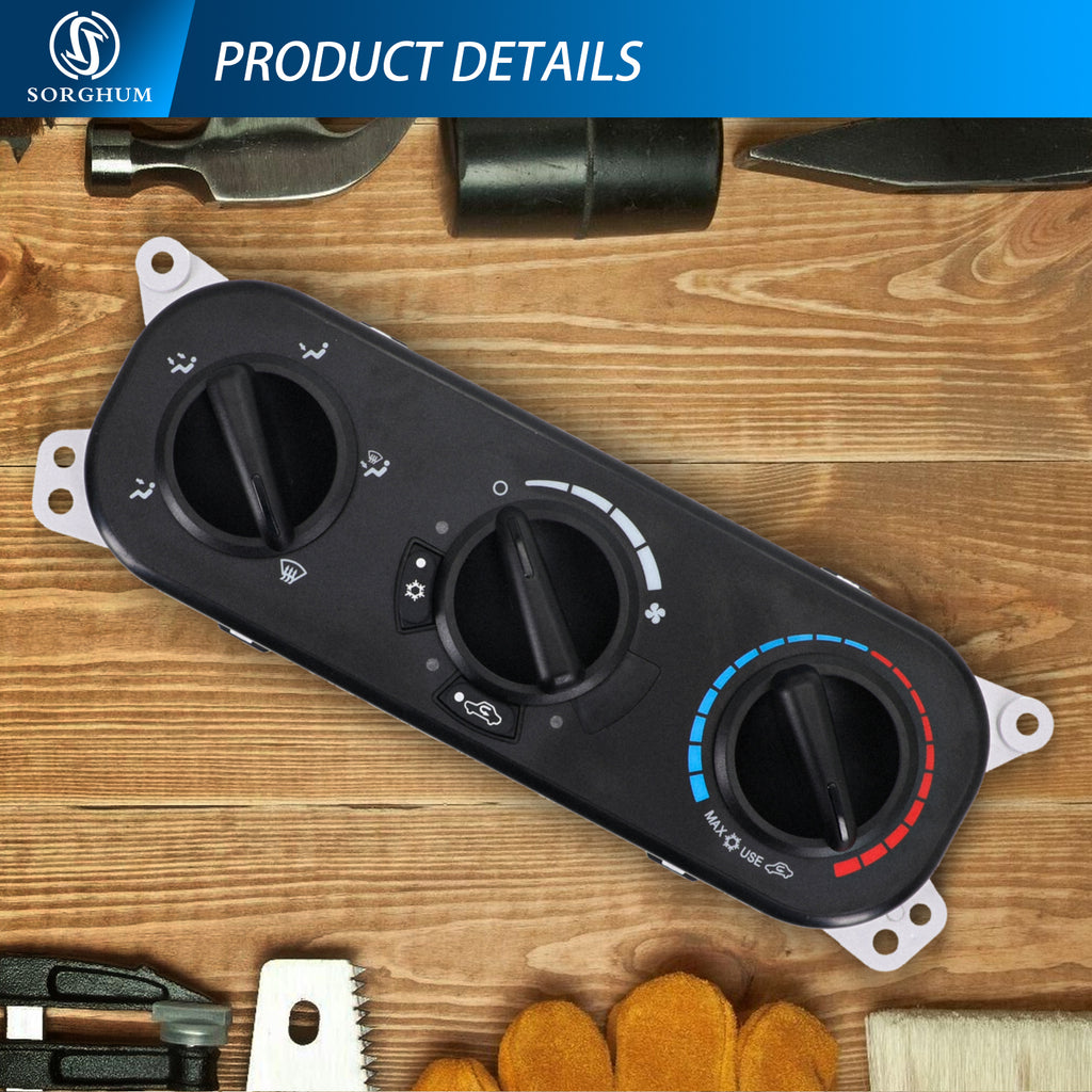 Sorghum P55111879AC Air Conditioning Panel Control Switch Fit for 2007 2008 2009 2010 Jeep Wrangler
