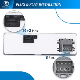 Sorghum Q21-6012 Air Conditioning Panel Control Switch Fit for Peterbilt 357 378 379 385 386 365 367 388 389 384 325 330 335 337