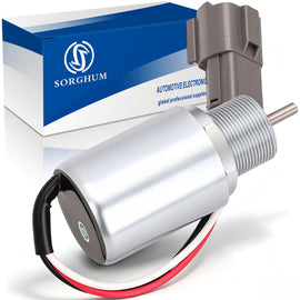 Sorghum SA-3725-12 Fuel Shut Off Solenoid Fit for Mitsubishi S3L, S3L2 S4L, S4L-2, S4L2