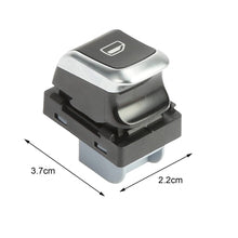 이미지를 갤러리 뷰어에 로드 , Sorghum 8K0959855 Passenger Chrome Single Window Control Switch for Audi A4 B8 A5 Q5